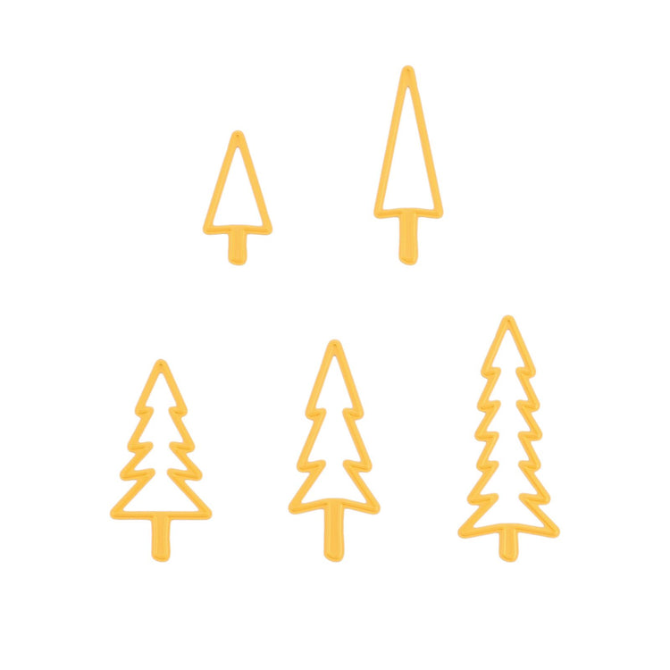 Nellies Wahl • Stanzformen Weihnachtsbaum klein 5 Stk.