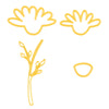 Nellies Wahl • Stanzformen Gänseblümchen, 4 Stück.
