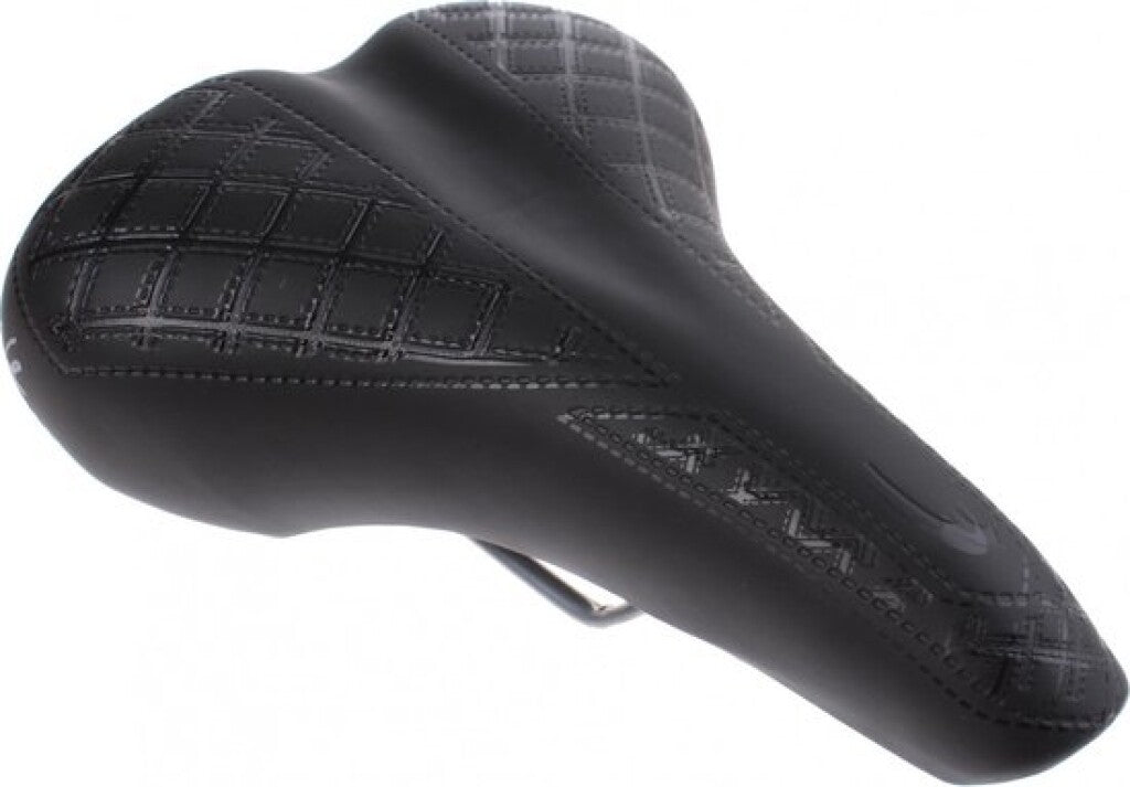 Fahrrad Sattel Selle Bassano Cafe Racer Bobber für Männer - Schwarz