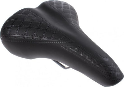 Fahrrad Sattel Selle Bassano Cafe Racer Bobber für Männer - Schwarz