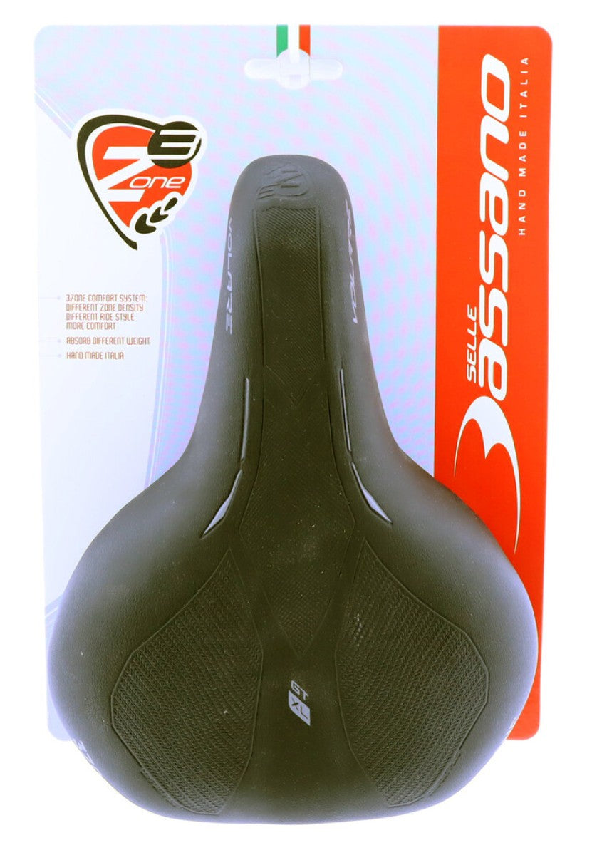 Selle Bassano Selle Bassano Sattel Volare Icon GT XL inkl. Lampe, schwarz