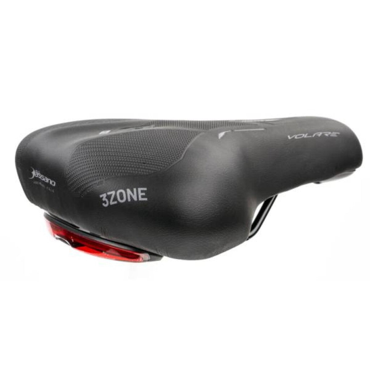 Selle Bassano Selle Bassano Sattel Volare Icon GT XL inkl. Lampe, schwarz