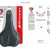 Sattel Selle Bassano Volare M X33 Herren - schwarz