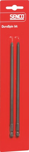 Senco Duraspin-Bits PH2 – Philips – 195 mm. DS7525 – Blister mit 2 Stück. -ea0329b