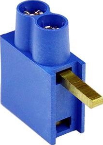 Sep-Kraftklemme DTH doppelt 2x10mm hoch blau Sep - 4000450