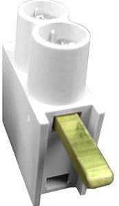 Sep-Kraftklemme DTH doppelt 2x10mm hoch weiß Sep - 4000420