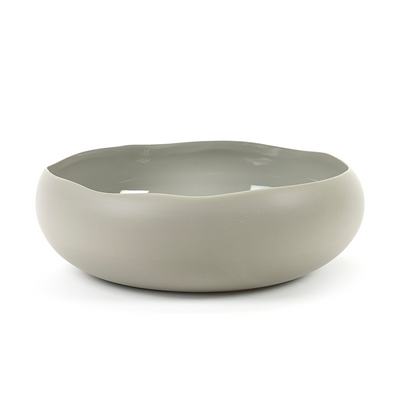 Serax unregelmäßige Schüssel l Taupe ø33x11,5cm