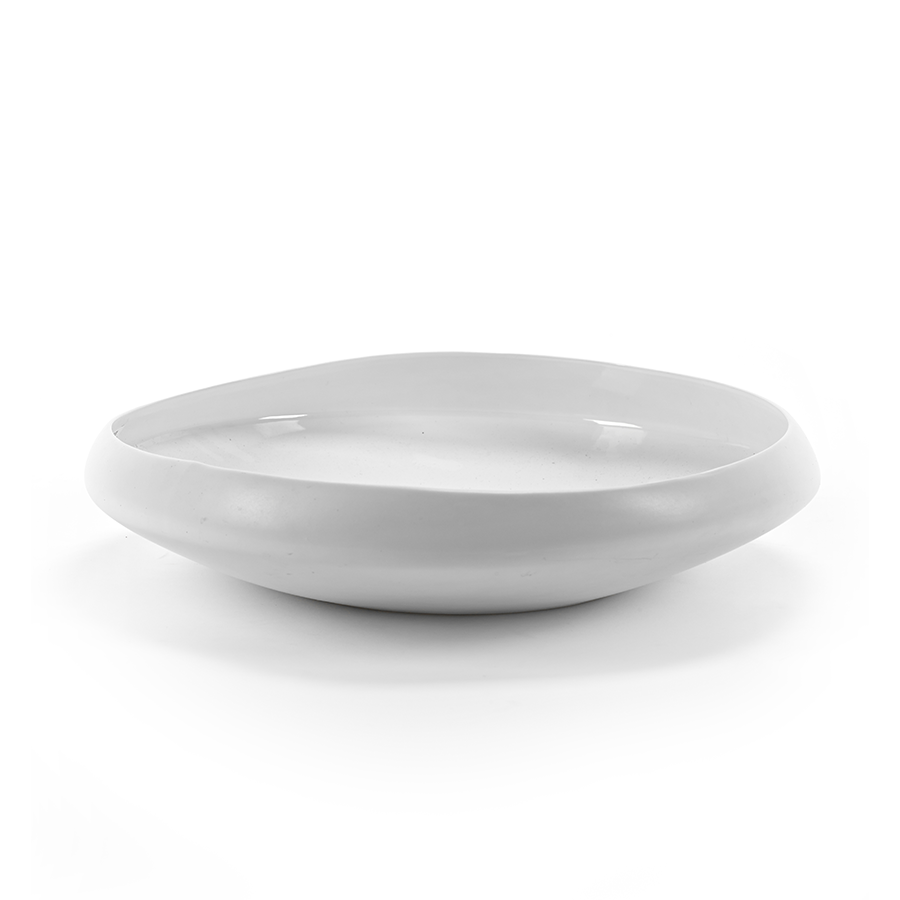 Serax unregelmäßige Schüssel XL weiß ø45x10,3cm