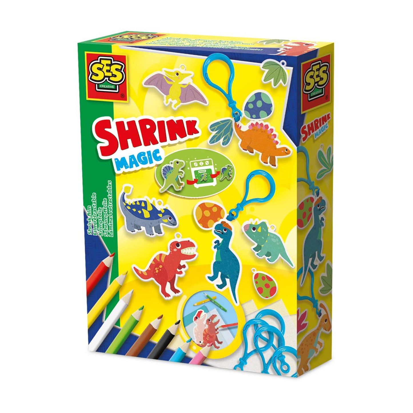 Ses Schrumpffolie - Dino-Schlüsselanhänger