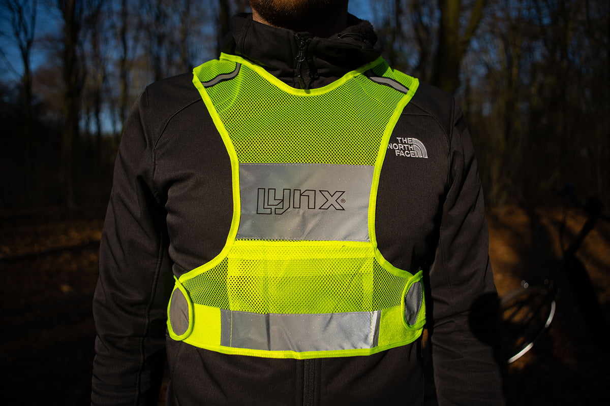 Luchsreflexionsweste Unisex gelb Größe l