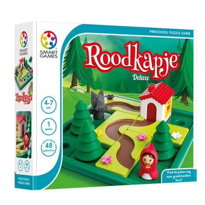 Spiele Little Red Riding Hood Deluxe findet den richtigen Weg zum Haus der Großmutter.