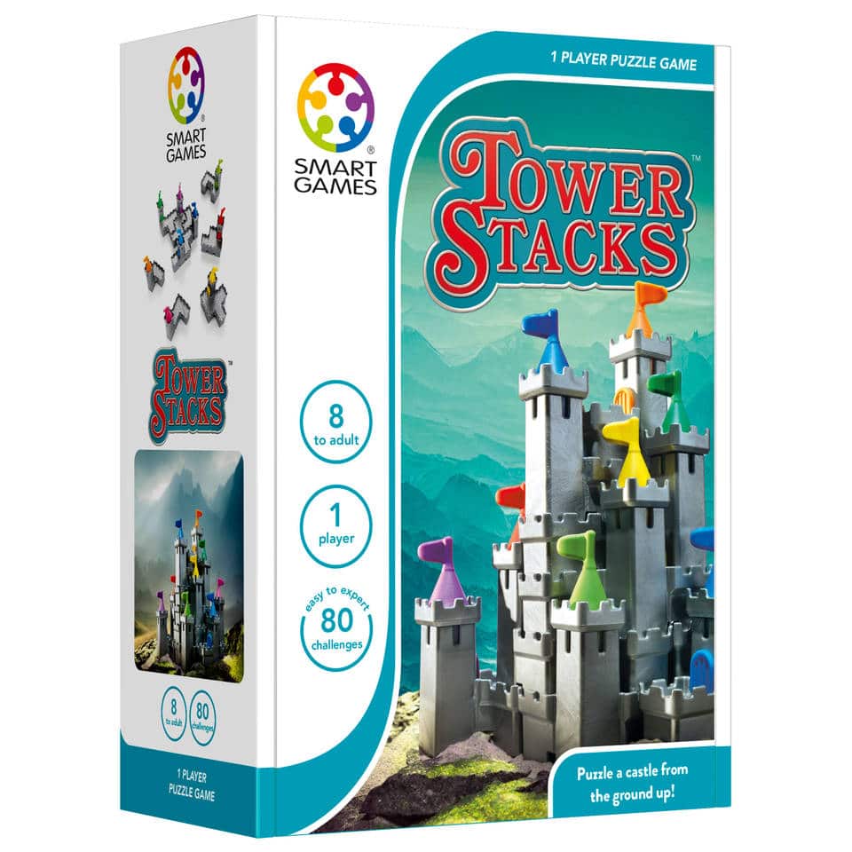 Games Tower Stacks bauen ein Schloss mit diesem Tower Stacks Puzzle