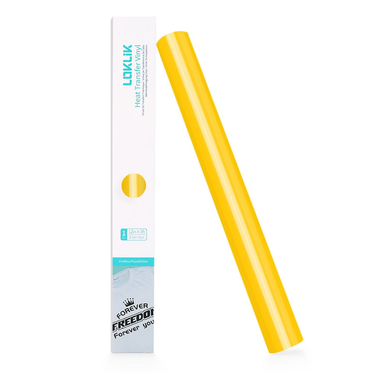 Loklik • grundlegende gelbe Flexfolie 30,5 x 180 cm