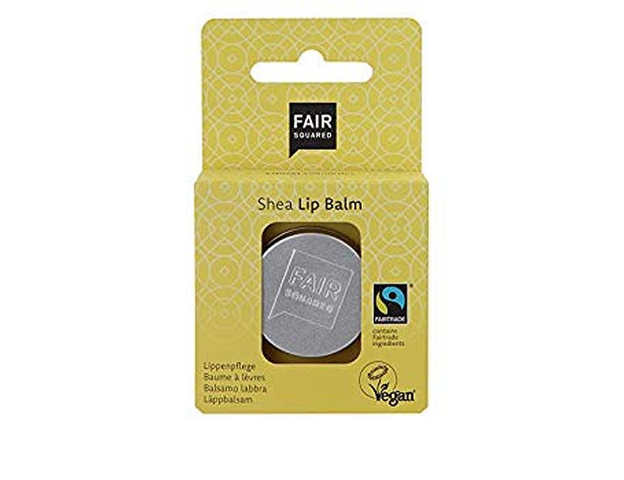 Fairer quadratischer Lippenbalsam Shea 12gr.