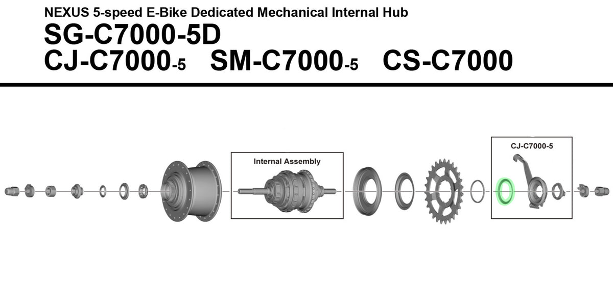 Shimano-Fahrerkappe für SG-C7000 C7002