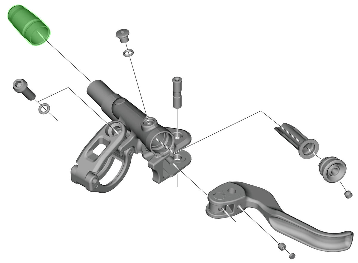Shimano Schlauchabdeckung für BL-M9100 9120 8100 7100