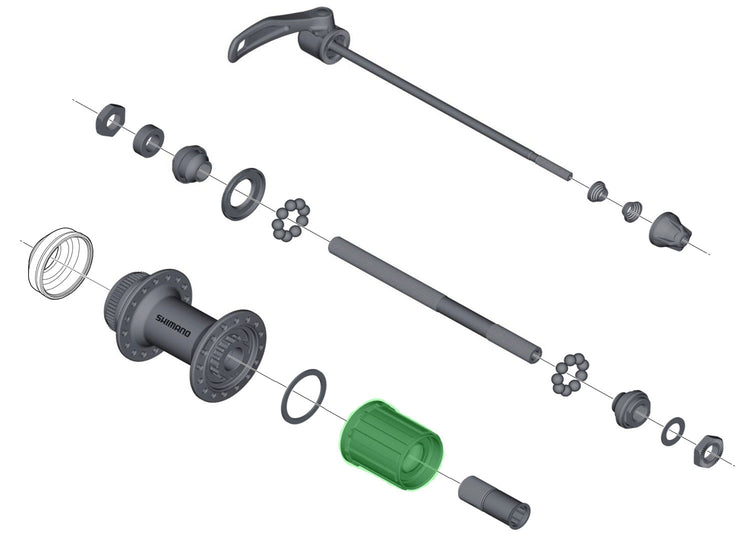 Shimano Kassettekörper Alivio FH-M4050 8 9-Gang