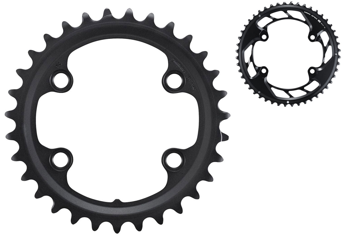 Shimano grx fc-rx820 2x12-fach Kettenblatt | 48 Fenster
