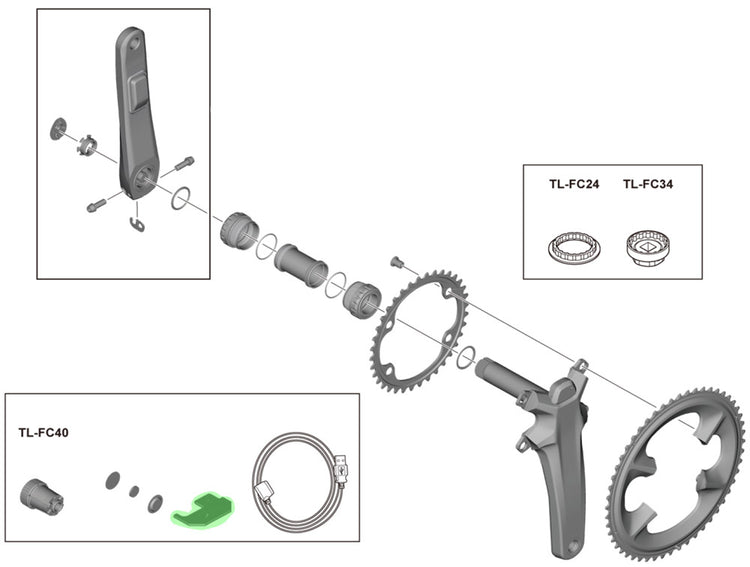 Shimano Magnet-Einstellwerkzeug für FC-R9100P und R9200P