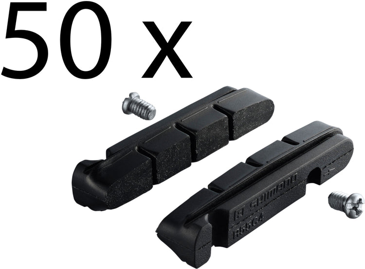 Shimano R55C4 Bremsbeläge für Cartridge-Bremsbacken (50 Paar)