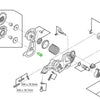 Shimano Führungsrollen-Schraube für RD-M640 M675