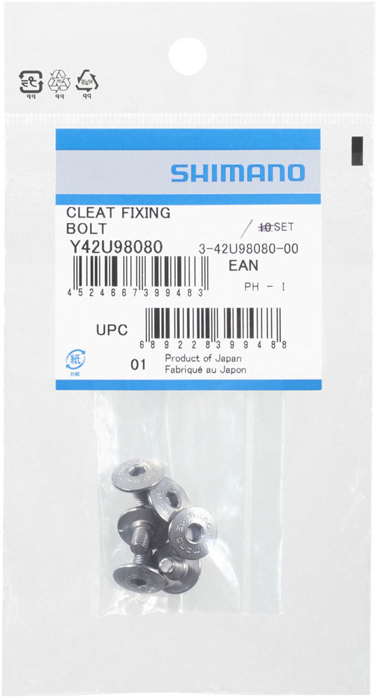 Shimano-Schuhplatten-Befestigungsschrauben M5 x 8 mm für SM-SH10 11 12
