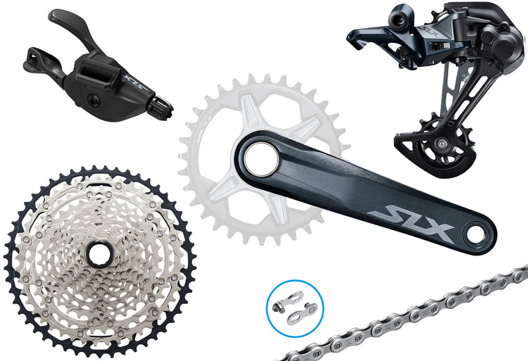 Shimano SLX M7100 1x12-fach Gruppe | 175mm | 10-51 | i-spec ev