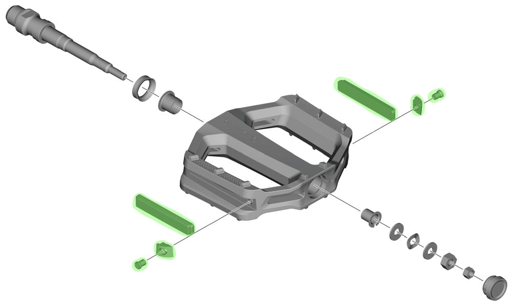 Shimano SM-PD71 Reflektorset