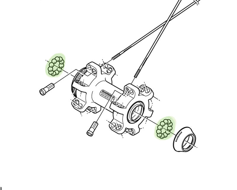 Shimano Stahlkugeln 5 32 (38 Stück)