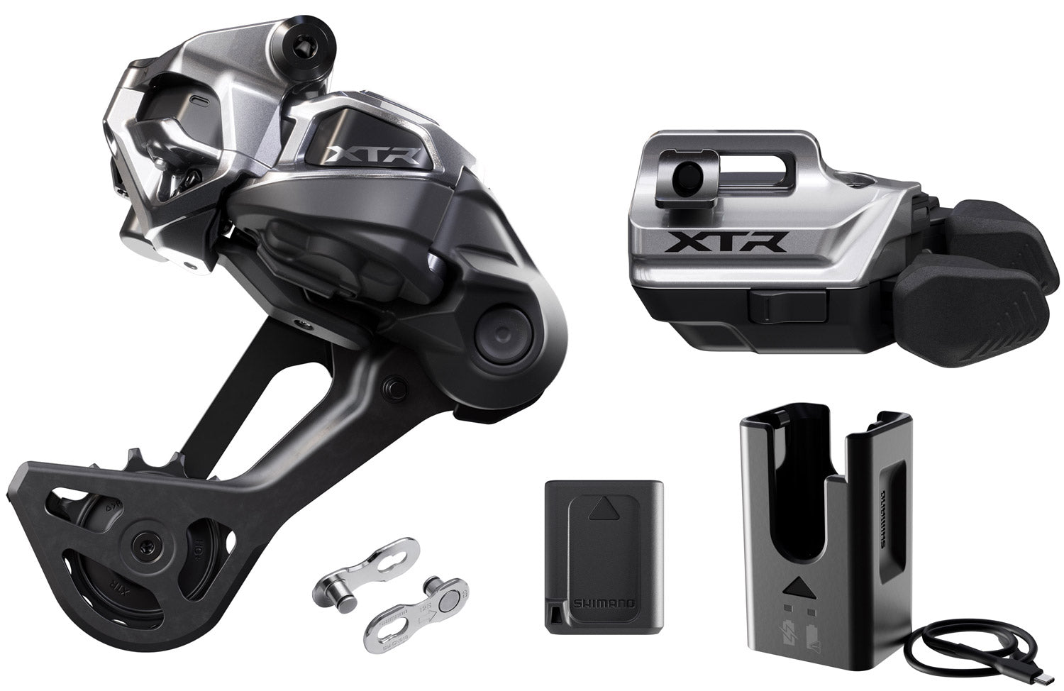 Shimano XTR Di2 M9250-SGS 12-Gang-Antriebsstrang-Upgrade-Kit i-spec ev