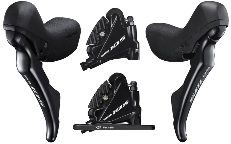 Shimano 105 st-r7020+br-r7070 2x11-fach Scheibenbremsen-Set