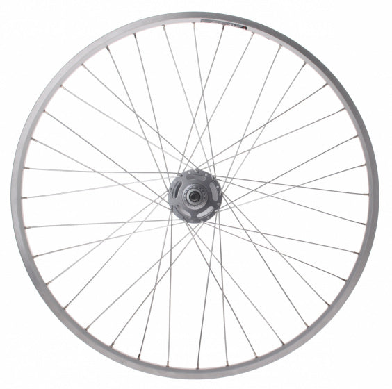 KGS Hinterrad 28 Zoll Etro 622 Alu Zac19 Silber Nexus 7 Rollerbrake
