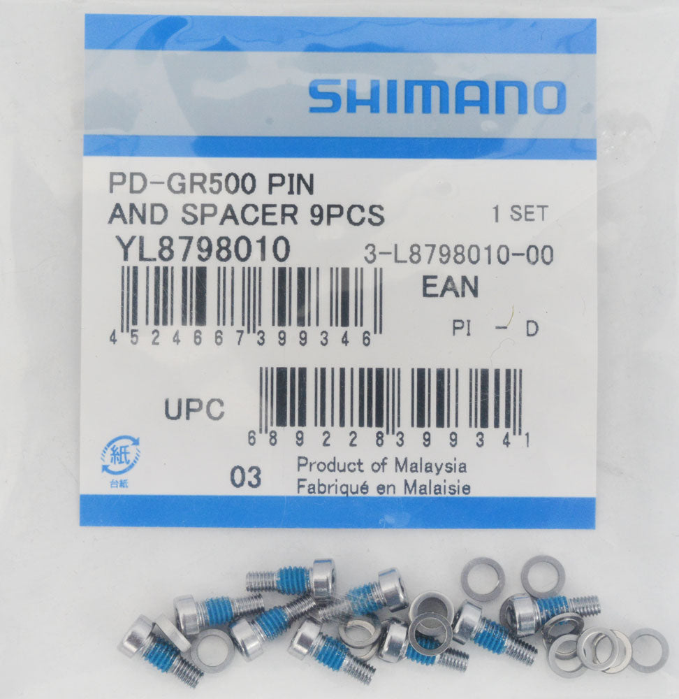 Shimano Ersatzstifte für PD-GR500 M820 MX80 (9 Stück)
