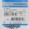 Shimano Ersatzstifte für PD-M828 M8040 kurz (12 Stück)