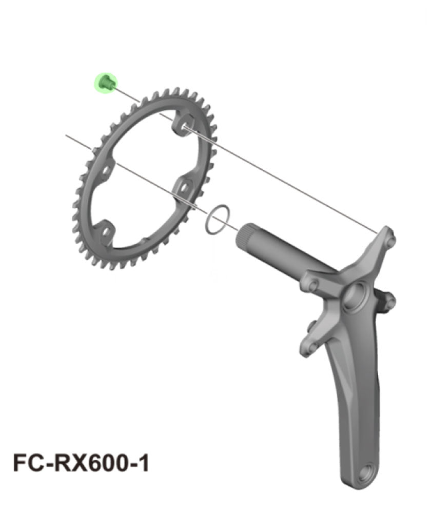 Shimano fc-rx610 rx600 u8000 m6000 m510 Kettenblattschrauben
