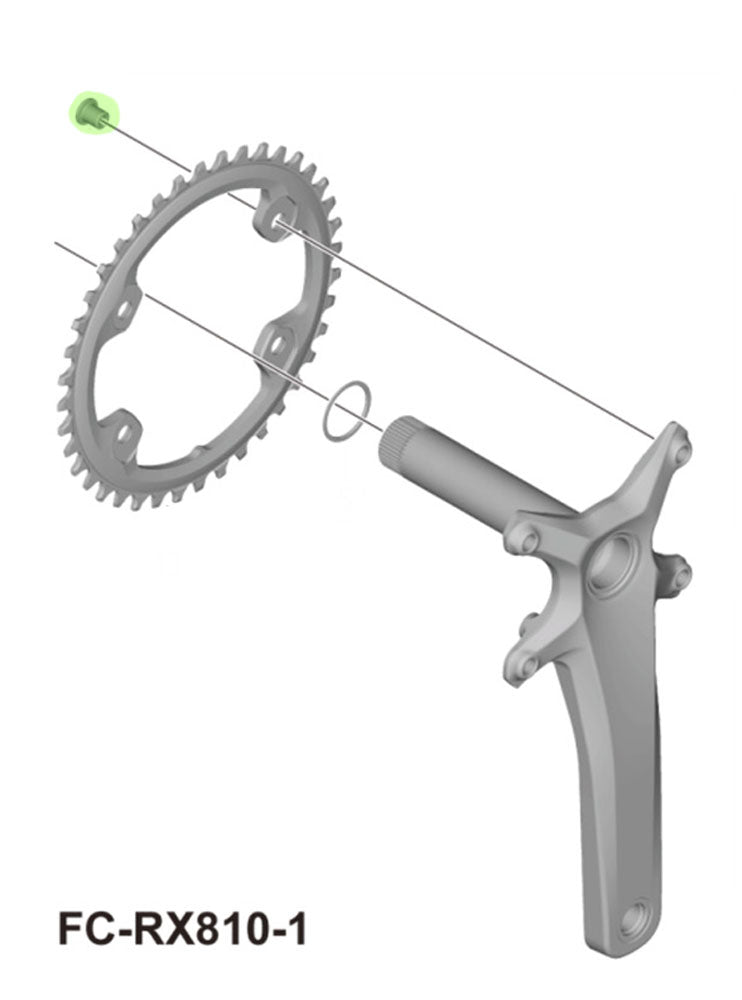 Shimano grx fc-rx820 rx810 Kettenblattschrauben