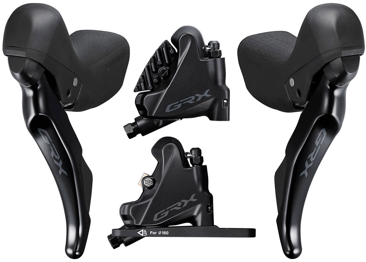 Shimano grx st-rx400+br-rx400 2x10-fach Scheibenbremsen-Set