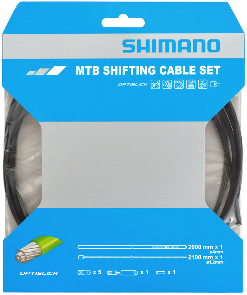 Shimano OT-SP41 Optislick MTB Schaltzugset für 1-Gang