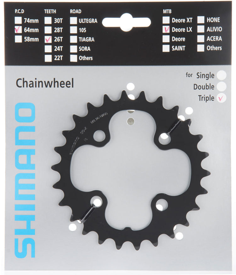 Shimano SLX-Kettenblatt für FC-M661 670 26 Zähne