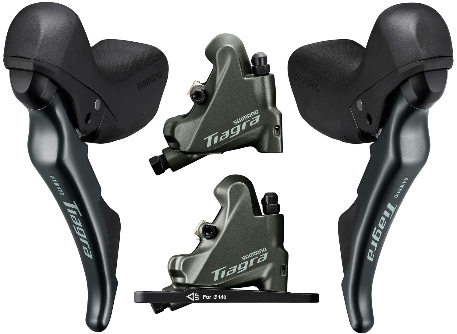 Shimano Tiagra ST-4720+BR-4770 2x10-fach Scheibenbremsen-Set