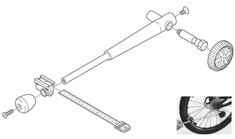 Shimano TL-RD11 Ausrichtungswerkzeug für das hintere Ausfallende