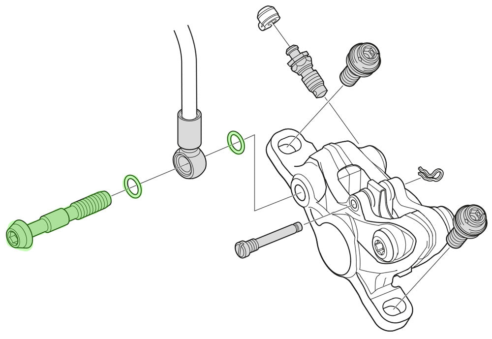 Shimano-Hohlschrauben-O-Ring für sm-bh90-sbm