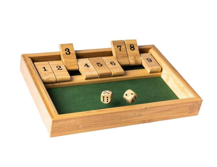 Pandoo schließe das Box Dice Game Bamboo
