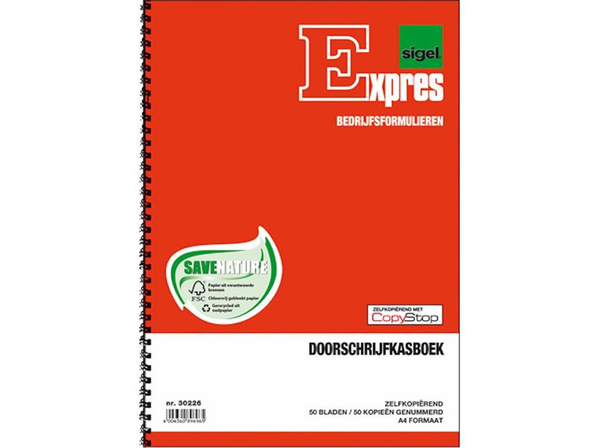 Känguru-Kopie-Kassenbuch A4 2x50bl + Spirale