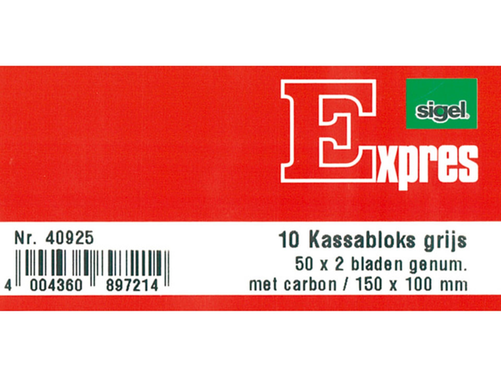 Kangaro Kassenblock 150x110 2x50 10 Stück