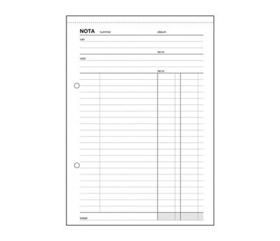 Kangaro Sigel Notizblock A5 hoch 100 Seiten 5er Pack