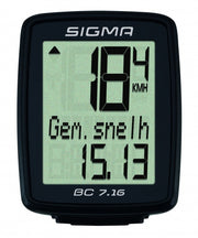Fahrradcomputer BC 7.16 schwarz - afbeelding 1
