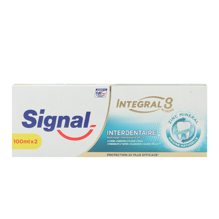 Signal Zahnpasta Integral 8 Interdental 2x100ml