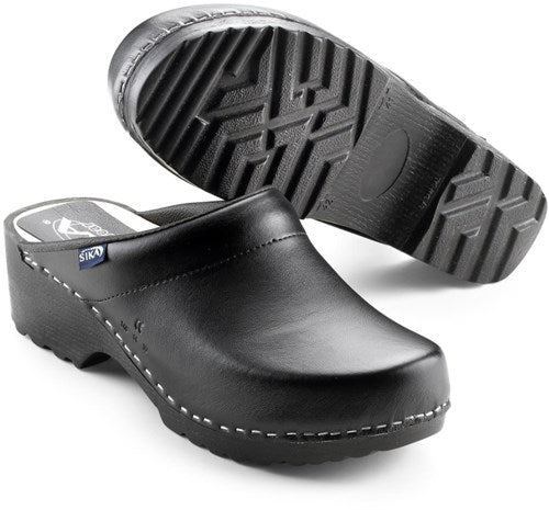 Sika 148 Clog traditionell offener Absatz PU schwarz – Größe 46 – 16.089.076.46