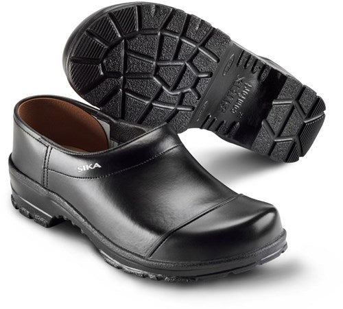 Sika 2530 Clog geschlossener Absatz PU mit Kn | schwarz | Größe 48 - 5703617114492